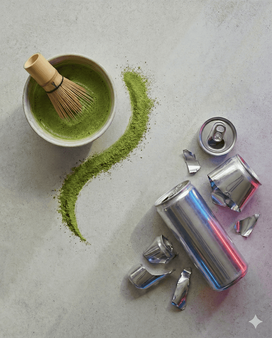 Matcha vs Eenergéticos Tradicionais