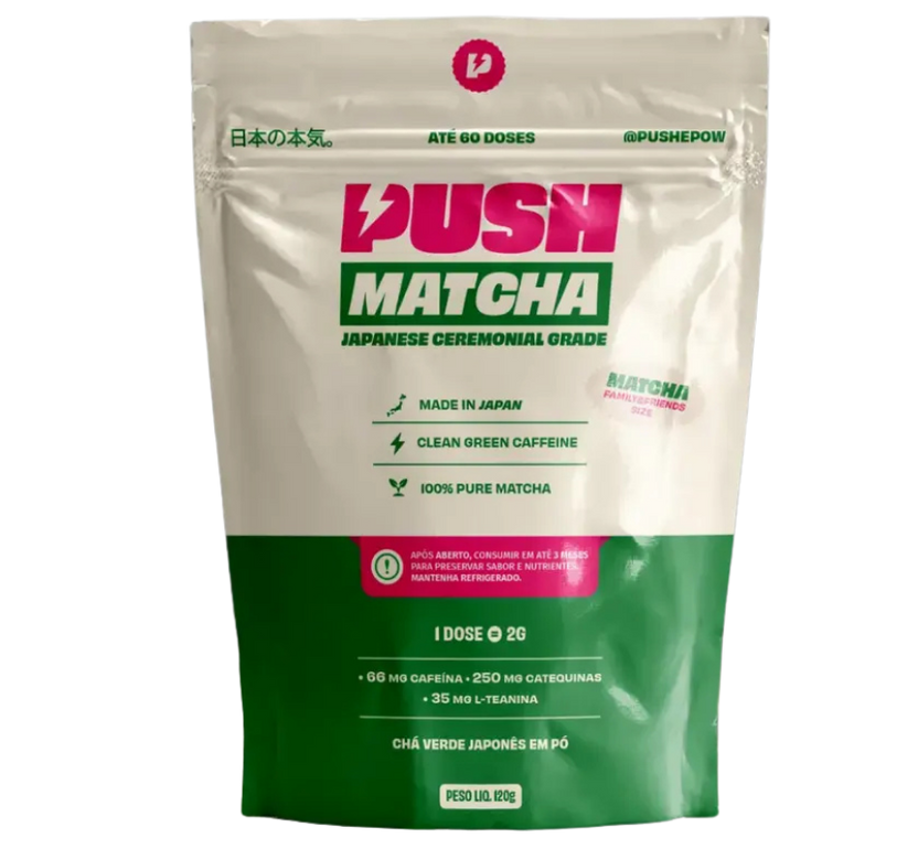 Push Matcha | Energia natural com Matcha japonês