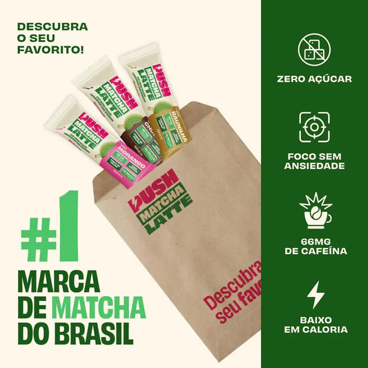 Amostra Push Matcha Latte